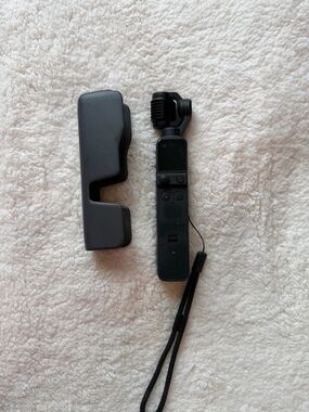 DJI Black Pocket Gimbal Camera with Protective Cover